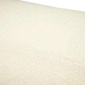 Fotoliu bean bag crem cu tapițerie din țesătură bouclé Sofa MooG – SLOWDOWN