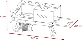 Despicător orizontal electric de lemn AVENBERG Waldmann 5 TUN - LS5000