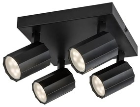 Plafoniera cu 4 Spoturi Directionabile, Design Modern, Rogelio