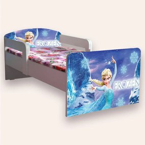 Pat copii Frozen cu manere Mic 2-6 ani Cu manere Cu  saltea