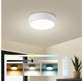 Brilagi - Lampă LED reglabilă POOL LED/18W/230V 3000-6000K 20 cm albă + telecomandă