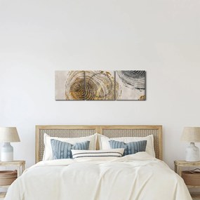 Tablou - Abstract triburi (cu ceas) (90x30 cm)