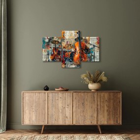 Tablou - Instrumente muzicale (90x60 cm)