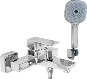 Baterie cada - dus Rea Orix monocomanda crom cu set de dus