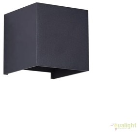 Aplica de exterior cu protectie IP54, 10x10cm, Fulton negru MYO572WL-L6B