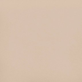 Cadru de pat cu tablie, cappuccino, 120x200 cm, piele ecologica Cappuccino, 120 x 200 cm, Nasturi de tapiterie