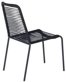 Set 4 scaune negre Kai și masă Thor - Bonami Essentials