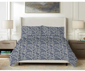 Lenjerie de pat Matex Satin Golden leaves , 140 x200 cm, 70 x 90 cm