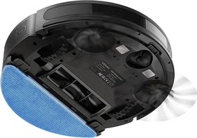 La mâna a doua: Robot aspirator cu statie de golire Lubluelu SL60 Plus, 42W, Mop, LiDAR, Wi-Fi, Alexa, Autonomie 120 min., 2600 mAh, Negru