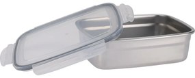 Cutie din oțel inoxidabil Excellent Houseware cucapac din plastic 1250 ml, 1,25 l