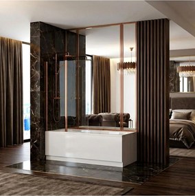 Panou pentru cada pliabil Rea Agat-2 100 cupru periat