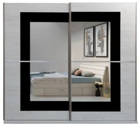 Set Mobila Dormitor Vanity Cu Pat 160 X 200 Cm, Dulap si 2 Noptiere