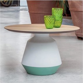 Masuta Living design LUX din ceramica si lemn Amira, 61cm