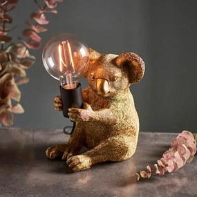 Endon 95082 - Lampă de masă KOALA 1xE27/10W/230V aurie