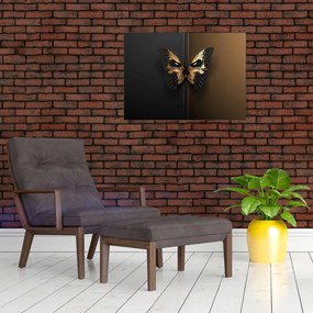 Tablou pe sticlă - Fluturele morții (70x50 cm)