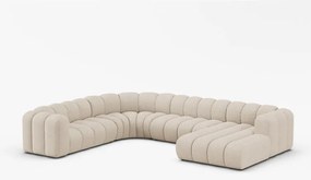 Canapea panoramica Lupine boucle Baloo L370 cm
