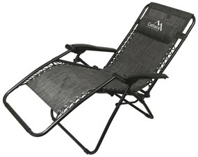 Scaun pliabil ajustabil antracit