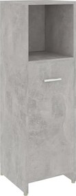 vidaXL Dulap de baie, gri beton, 30 x 30 x 95 cm, lemn prelucrat