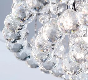 Plafoniera eleganta cristal K9 diam. 38cm Gloria DLU 2378/4/38 chrom OR