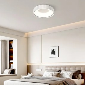 Brilagi - LED dimabil, plafonieră FALCON MODERN LED/30W/230V 40 cm alb + telecomandă