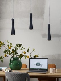 Pendul metal design modern Bordeaux negru