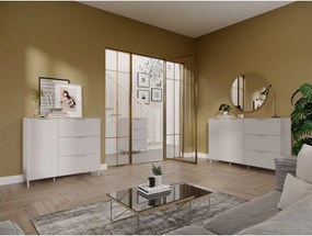 Comodă crem cu aspect mat 151x98x40 cm Savoca – Germania