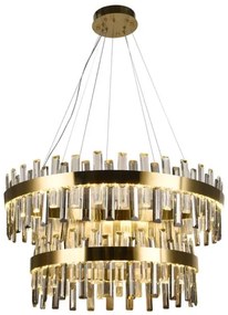 Lustră LED de cristal dimabilă pe cablu LED/190W/230V + telecomandă