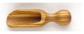 Linguriță din lemn de măslin, pentru sare Jean Dubost Salt Serving
