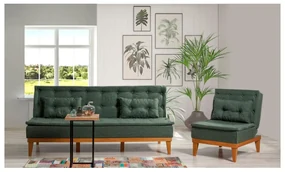 Set canapea fotoliu Fiorucci (verde). 1101638