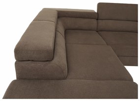 Colţar extensibil, maro, stânga, LEGAS