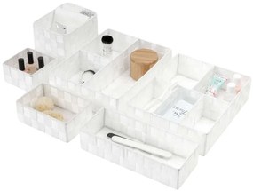 Compactor Organizator depozitare pentru sertar M TEX, 18 x 12 x 7 cm, alb, M