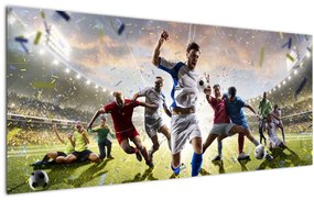 Tablou - Fotbal (120x50 cm)