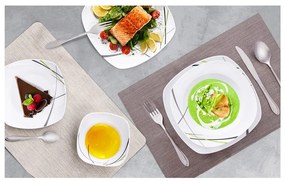 Tacâmuri argintii din oțel inoxidabil 24 buc. Satin – Orion