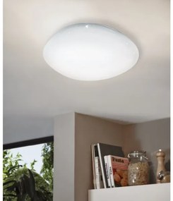 Eglo 98228 - Plafonieră LED dimabilă SILERAS-A, 36 W, 230 V, Ø 60 cm, cu telecomandă