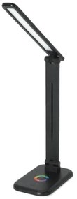 Lampă LED RGBW dimabilă de masă NOBLITE LED/7W/5V 3000/4000/6500K negru