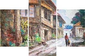 Tablou - Satul filipinez, Asia (90x60 cm)