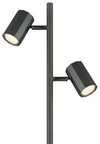 Lampadar cu 2 Spoturi directionabile JAMES gri