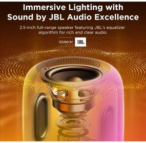 Govee - Lampă de masă LED RGBW reglabilă cu difuzor, 36W/12V, Wi‑Fi