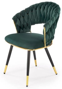 Scaun K551 velvet verde
