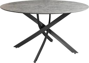 Masa rotunda HELIX 120cm gri beton