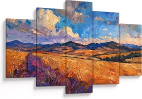 Tablou - Pictură în ulei de peisaj (150x105 cm)