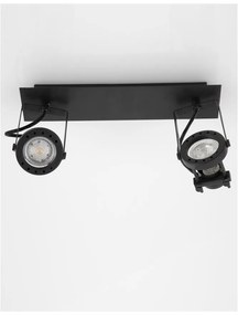 Aplica cu 2 spoturi directionabile SALVA negru NVL-9155102