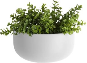 Ghiveci suspendat din ceramică PT LIVING Nest, alb mat
