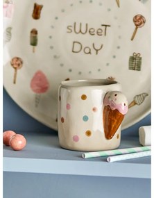 Cană pentru copii bej din ceramică 255 ml Creamy – Bloomingville Mini