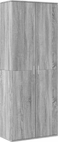 vidaXL Dulap înalt, gri sonoma, 70x35x180 cm, lemn prelucrat