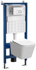 Set rezervor WC montat pe perete Roya Tinos 82W