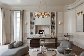 Aplica pentru Oglinda sau Tablou, Design Lux, Alama, Accord