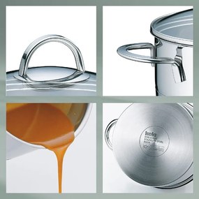 Cratiţă Kela CAILIN cu capac de sticlă 4,8 l, 4,8 l