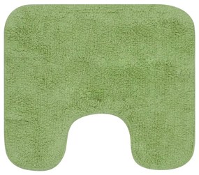 Set covorase baie, 3 piese, verde, textil 1, Verde