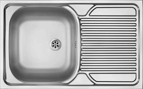 Chiuveta Deante Tango inox cu cuva reversibila 80x50 cm